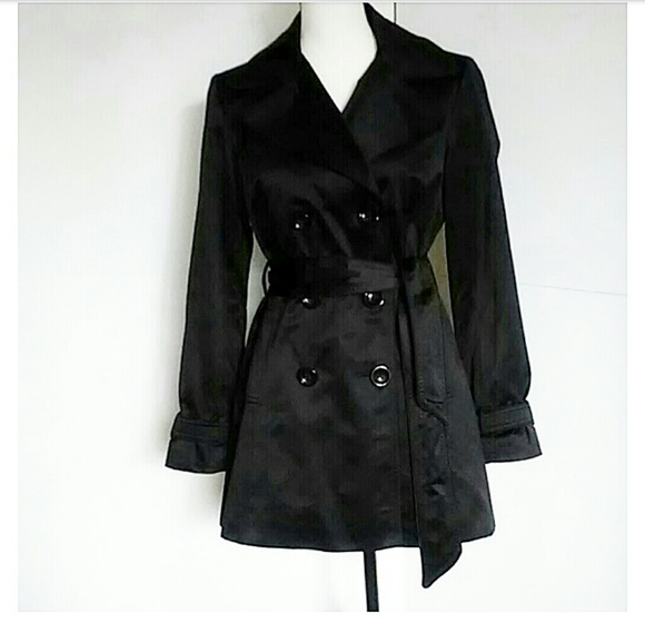 White House Black Market Jackets & Blazers - WHITE HOUSE BLACK MARKET | Black Trench Coat